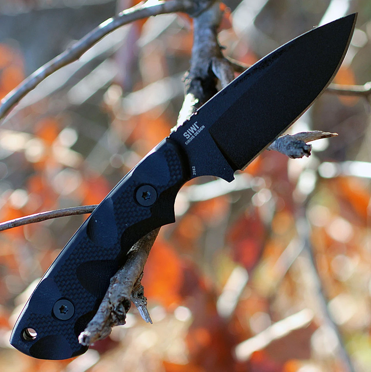 CRKT 2082 Siwi, 3.3" SK5 Plain Blade, Black Nylon Handle 2 CRKT 2082 Siwi, 3.3" SK5 Plain Blade, Black Nylon Handle - Image 2