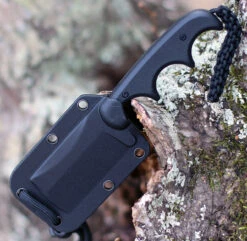 CRKT 2383K Minimalist Cleaver Blackout, 2.13" 5Cr13MoV Stonewashed Fixed Blade, Black G10 Handle W/ Polypropylene Sheath -CRKT Knife Shop 2383K.2 90954.1612456919