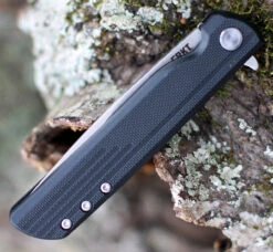 CRKT 3801 LCK+ Liner Lock, Assisted Opening Knife, 3.31" 8Cr13MoV Satin Plain Blade, Glass Reinforced Nylon Handle -CRKT Knife Shop 3801.4 38677.1612457502