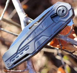 CRKT 5040 Raikiri Dew Hara Field Strip Linerlock, 3.75 In Whancliff Plain Blade, Cold Forged Aluminum Handle -CRKT Knife Shop 5040.2 34108.1667398488