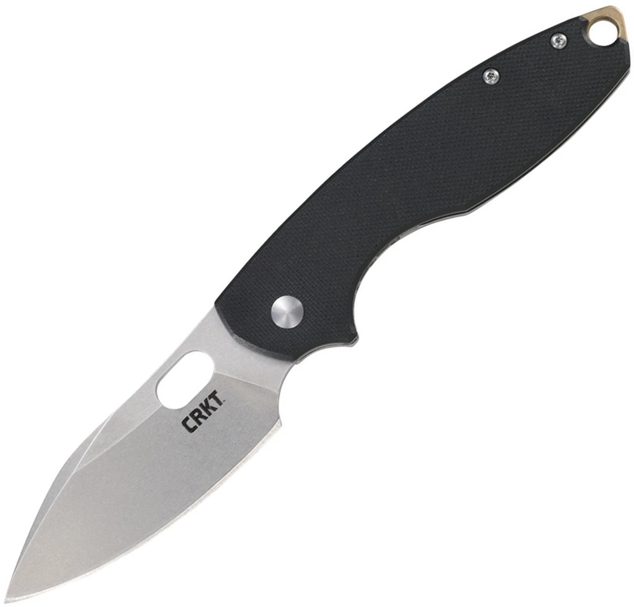 CRKT 5317D2 Pilar III Folding Knife, 2.97" D2 Stonewashed Plain Blade, Black G-10/ Stainless Steel Handle 1 CRKT 5317D2 Pilar III Folding Knife, 2.97" D2 Stonewashed Plain Blade, Black G-10/ Stainless Steel Handle