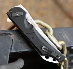 CRKT 5401 Seismic Deadbolt Lock, 3.96" 1.4116 SS Plain Blade, G10 Handle -CRKT Knife Shop 5401.2 1 44421.1566586327