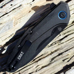 CRKT 6215 Caligo, 3.18" 8Cr13MoV Plain Blade, Black Anodized Aluminum Handle -CRKT Knife Shop 6215.2 07292.1566585925