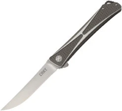 CRKT 7532 Jumbones Linerlock, 4.845" AUS8 Plain Blade, Aluminium Handle