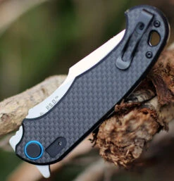 CRKT 7920 P.S.D. Assisted Opening, 3.63" 1.4116 Steel Satin Plain Blade, Black G10 W/ Carbon Fiber Overlay Handle -CRKT Knife Shop 7920.4 08508.1612473706