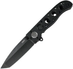 CRKT M16 Carson Deadbolt Blk Alum (3.12" Blk SW D2 Tanto) M16-02DB