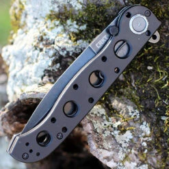 CRKT M16 Carson Deadbolt Spear Blk Alum (3.58" D2 Blk Spear) M16-03DB -CRKT Knife Shop CR03DB.3 68454.1643729483