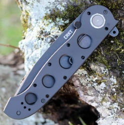 CRKT M16 Carson Deadbolt Tanto Blk Alum (3.89" D2 Blk Tanto) M16-04DB -CRKT Knife Shop CR04DB.3 72817.1643729024