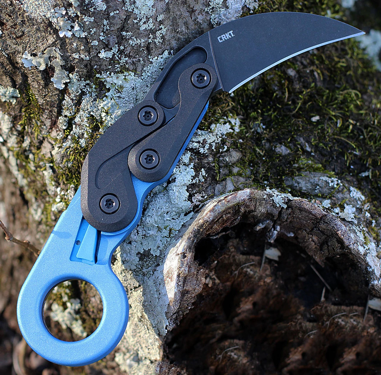 CRKT Provoke Karambit - Blue Grivory (2.4" 4116 Blk) 4041B 1 CRKT Provoke Karambit - Blue Grivory (2.4" 4116 Blk) 4041B