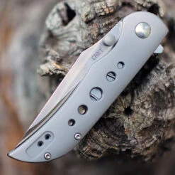 CRKT Oxcart Assisted Flipper - Gray (3.05" AUS-8 Satin SS) 6135 -CRKT Knife Shop CR6135.3 45645.1655408116