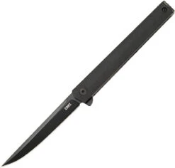 CRKT CEO Flipper Blackout - Black GRN (3.35" AUS-8 Blk) 7097K