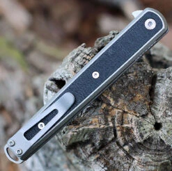 CRKT Seis Flipper - Black GRN (3.32" SS Bead Blasted) 7123 -CRKT Knife Shop CR7123.2 56149.1651764375