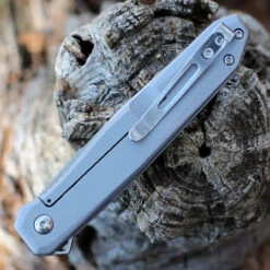 CRKT Facet Spring Assist - Gray Stainless (3.4" D2 Satin) K230XXP -CRKT Knife Shop CRK230XXP.3 81460.1647270816