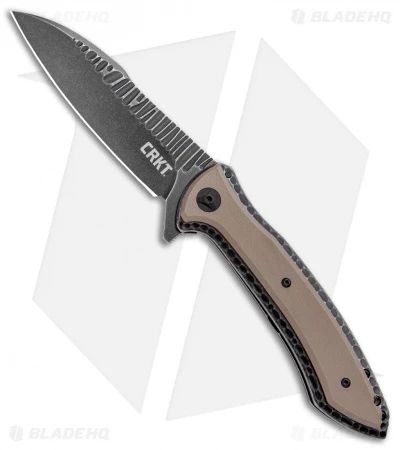 CRKT Apoc Frame Lock Knife Green G-10 (4" Black) 5380 1 CRKT Apoc Frame Lock Knife Green G-10 (4" Black) 5380
