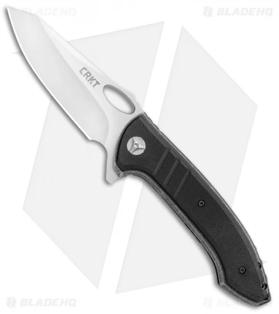 CRKT Avant-Tac Liner Lock Knife Black G-10 (3.625" Satin) 5820 1 CRKT Avant-Tac Liner Lock Knife Black G-10 (3.625" Satin) 5820