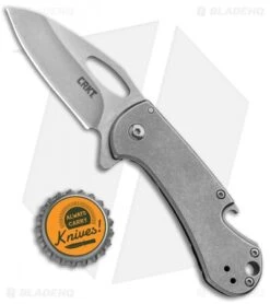 CRKT Bev-Edge Flipper Knife W/ Bottle Opener (2.5" Stonewash) 4630 7 CRKT Bev-Edge Flipper Knife W/ Bottle Opener (2.5" Stonewash) 4630 -CRKT Knife Shop CRKT Bev Edge Flipper Bottle Opener SW 4630 BHQ 92271 jr bottlecap