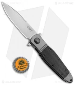 CRKT Bombastic Frame Lock Knife Black GFN (3.3" Satin) K340KXP 7 CRKT Bombastic Frame Lock Knife Black GFN (3.3" Satin) K340KXP -CRKT Knife Shop CRKT Bombastic Black GFN K340KXP BHQ 51846 jr bottlecap 2