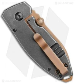 CRKT Burnley Desert Warrior Squid Knife Green Micarta (2.25" Copper D2) -CRKT Knife Shop CRKT Burnley Desert Warrior Squid Knife Green Micarta 2.25 Copper D2 BHQ 116188 LS Side