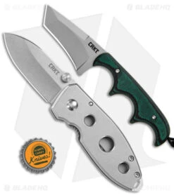 CRKT Burnley Squid Holey + Folts Minimalist Tanto Neck Knife Bundle -CRKT Knife Shop CRKT Burnley Holey Squid Folts Minimalist Tanto Bundle BHQ 178151 jr real bottlecap