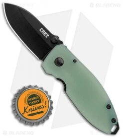 CRKT Burnley Squid Frame Lock Knife Natural G-10 (2.25" Black D2) -CRKT Knife Shop CRKT Burnley Squid FL Natrual G 10 D2 Blade HQ Exclusive 2490JD2 BHQ 97159 jr bottlecap
