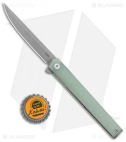 CRKT CEO Exclusive Flipper Liner Lock Knife Natural G-10 (3.25" Stonewash) -CRKT Knife Shop CRKT CEO Flipper LL Natural G 10 SW D2 BHQ 121123 jr bottlecap