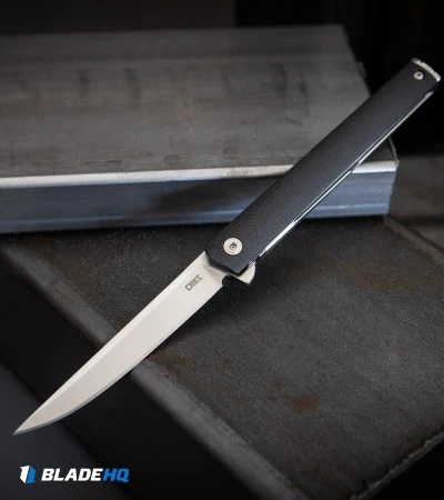 CRKT CEO Flipper Liner Lock Knife Black GRN (3.4" Satin) 4 CRKT CEO Flipper Liner Lock Knife Black GRN (3.4" Satin) - Image 4