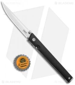 CRKT CEO Liner Lock Knife Black GRN (3.1" Satin) 7096 -CRKT Knife Shop CRKT CEO LL Black GRN Satin 7096 BHQ 92432 jr bottlecap