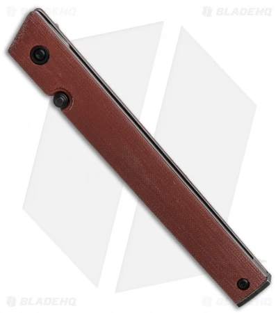 CRKT CEO Liner Lock Knife Burgundy Micarta (3.1" Smokewash D2) 2 CRKT CEO Liner Lock Knife Burgundy Micarta (3.1" Smokewash D2) - Image 2
