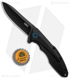 CRKT Caligo Liner Lock Flipper Knife Black Al (3.1" D2 Black) BHQ Exclusive 7 CRKT Caligo Liner Lock Flipper Knife Black Al (3.1" D2 Black) BHQ Exclusive -CRKT Knife Shop CRKT Caligo LL Black Al Black 6215D2 BHQ 95851 jr bottlecap