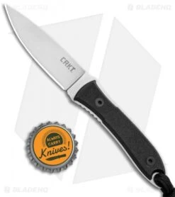 CRKT Carson F4-02N Fixed Blade Neck Knife Black G-10 (2.88" Satin) -CRKT Knife Shop CRKT Carson F4 02N Neck Knife Black G 10 Satin CRF402N BHQ 90721 jr bottlecap