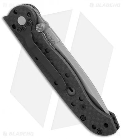 CRKT Carson M16-01F Spear Point Flipper Knife Carbon Fiber (3.1" Satin) 3 CRKT Carson M16-01F Spear Point Flipper Knife Carbon Fiber (3.1" Satin) - Image 3