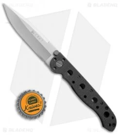 CRKT Carson M16-01F Spear Point Flipper Knife Carbon Fiber (3.1" Satin) 7 CRKT Carson M16-01F Spear Point Flipper Knife Carbon Fiber (3.1" Satin) -CRKT Knife Shop CRKT Carson M16 01F spear point cf satin BHQ 69070 er size