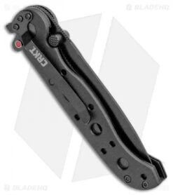 CRKT Carson M16-01KZ Tactical Zytel Folding Spear Point Knife (3" Black) -CRKT Knife Shop CRKT Carson M16 01KZ Tactical Zytel SP Black BHQ 8901 jr side