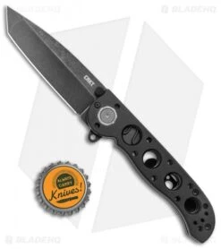 CRKT Carson M16-02DB Tanto Dead Bolt Lock Flipper Knife (3.1" Black SW) -CRKT Knife Shop CRKT Carson M16 02DB Tanto Dead Lock Black Flipper Black SW BHQ 138923 jr bottlecap
