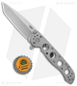 CRKT M16-02SS Stainless Steel Frame Lock Knife Tanto (3" Bead Blast) -CRKT Knife Shop CRKT Carson M16 02SS SS BB FL Satin BHQ 138965 jr bottlecap