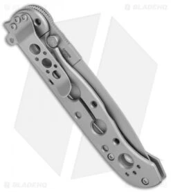 CRKT M16-03SS Stainless Steel Frame Lock Knife Spear Point (3.5" Bead Blast) -CRKT Knife Shop CRKT Carson M16 03SS SS BB FL SP BB BHQ 138966 jr side