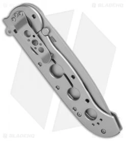 CRKT M16-04SS Stainless Steel Frame Lock Knife Tanto (3.9" Bead Blast) -CRKT Knife Shop CRKT Carson M16 04SS SS Tanto FL Flipper BB BHQ 138967 jr side