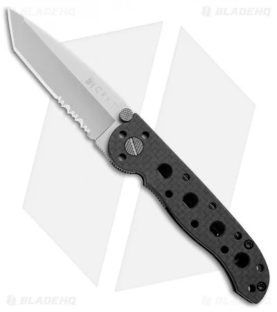 CRKT Carson M16-10F Tanto Flipper Knife Carbon Fiber (3" Satin Serr) 1 CRKT Carson M16-10F Tanto Flipper Knife Carbon Fiber (3" Satin Serr)