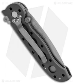 CRKT Carson M16-12 Folding Tanto Flipper Knife BB (3" Bead Blast Serr) -CRKT Knife Shop CRKT Carson M16 12 Folding Tanto BB BB Serr BHQ 87731 jr side