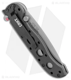 CRKT Carson M16-12Z Folding Tanto Flipper Knife Zytel (3" Bead Blast Serr) -CRKT Knife Shop CRKT Carson M16 12Z Folding Tanto Zytel BB Serr BHQ 8902 jr side