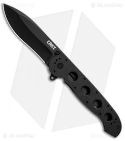 CRKT Carson M21-04G Big Dog Flipper Knife Black G-10 (3.875" Black)