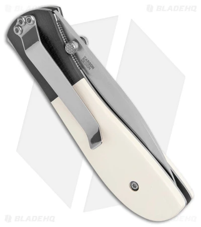 CRKT Carson M4-02M Liner Lock Knife W/ G-10 Bolster (3.25" Satin) 3 CRKT Carson M4-02M Liner Lock Knife W/ G-10 Bolster (3.25" Satin) - Image 3