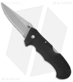 CRKT Cascade Lockback Folding Knife (3.5" Bead Blast Serr)