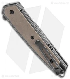 CRKT Cinco Frame Lock Brown G-10 Knife (2.9" Black) 7091 -CRKT Knife Shop CRKT Cinco FL Brown G 10 Black 7091 BHQ 119357 jr side