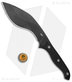 CRKT Clever Girl Kukri Fixed Blade Knife Black G-10 (7.75" Black) -CRKT Knife Shop CRKT Clever Girl Kukri Fixed Blade Black BHQ 138972 jr bottlecap
