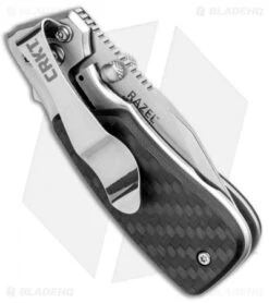 CRKT Compact Razel Liner Lock Knife Carbon Fiber (2.13" Satin) -CRKT Knife Shop CRKT Compact Razel CF CR4020CF BHQ 93124 jr side