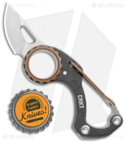 CRKT Compano Carabiner Folding Knife (1.4" Satin) 9082 7 CRKT Compano Carabiner Folding Knife (1.4" Satin) 9082 -CRKT Knife Shop CRKT Compano Carabiner Folding Satin 9082 BHQ 119370 jr bottlecap