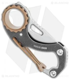 CRKT Compano Carabiner Folding Knife (1.4" Satin) 9082 6 CRKT Compano Carabiner Folding Knife (1.4" Satin) 9082 -CRKT Knife Shop CRKT Compano Carabiner Folding Satin 9082 BHQ 119370 jr side