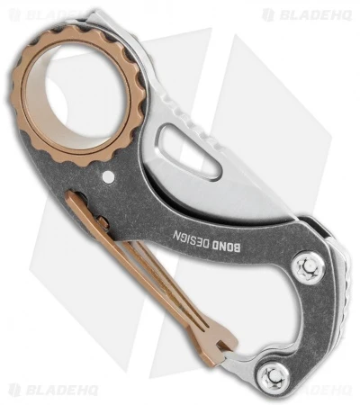 CRKT Compano Carabiner Folding Knife (1.4" Satin) 9082 3 CRKT Compano Carabiner Folding Knife (1.4" Satin) 9082 - Image 3