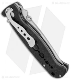 CRKT Crawford Falcon Liner Lock Knife Black Zytel (3.875" Satin Serr) 6243 6 CRKT Crawford Falcon Liner Lock Knife Black Zytel (3.875" Satin Serr) 6243 -CRKT Knife Shop CRKT Crawford Falcon LL Black Zytel Satin Serr 6243 BHQ 75700 jr side